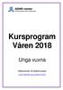 Kursprogram Våren 2018