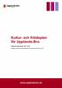 Kultur- och fritidsplan för Upplands-Bro