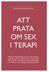 ATT PRATA OM SEX I TERAPI