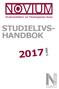 STUDIELIVS- HANDBOK 2017!