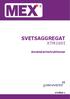 SVETSAGGREGAT XTM160I. Användarinstruktioner UTGÅVA 1