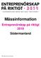 Mässinformation Entreprenörskap på riktigt 2018 Södermanland