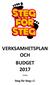 VERKSAMHETSPLAN OCH BUDGET Förslag. Steg för Steg r.f.