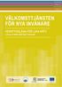 VÄLKOMSTTJÄNSTEN FÖR NYA INVÅNARE