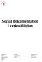 Social dokumentation i verkställighet