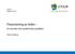 Finansiering av leder -
