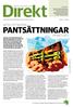 VIKTIGT ATT NOTERA INNEHÅLL