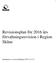 Revisionsplan för 2016 års förvaltningsrevision i Region Skåne. (beslutad av revisorskollegiet )