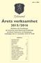 Årets verksamhet 2015/2016