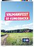 VALMANIFEST SD KUNGSBACKA