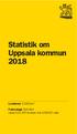 Statistik om Uppsala kommun 2018