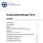Kongresshandlingar 2018