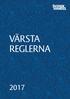 VÄRSTA REGLERNA 2017