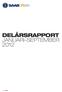 delårsrapport januari september 2012