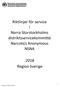 Riktlinjer för service i Norra Storstockholms distriktsservicekommitté Narcotics Anonymous NSNA