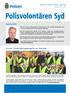 Polisvolontären Syd. Sommar mars - Första Malmöuppdraget för nya volontärer