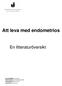 Att leva med endometrios