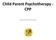 Child Parent Psychotherapy - CPP ERICASTIFTELSEN