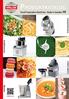 Produktkatalog Food Preparation Machines - Made in Sweden