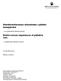 Distriktssköterskans erfarenheter i palliativ hemsjukvård. District nurses experiences of palliative care