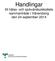 Handlingar till hälso- och sjukvårdsutskottets sammanträde i Vänersborg den 24 september 2014