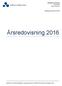ÅRSREDOVISNING Dnr 17/ Direktionsmöte Årsredovisning 2016