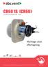 CR60 1S (CR60) Montage utan efterlagning. Cirkulärt brandspjäll EI60S - EI90S.