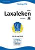 SK Laxen Halmstad. Tävlings PM. Laxaleken. Sponsor: maj 2018