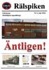 Rälspiken. Nr 4, sept Göteborgs Modelljärnvägssällskap GMJS. Ålderstigens Station