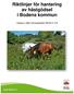 Riktlinjer för hantering av hästgödsel i Bodens kommun. Antagna av miljö- och byggnämnden , 26
