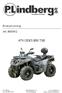 Bruksanvisning ATV ODES 800 T3B. Art
