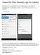 Manual för Flexi Presentity app för Android