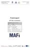 Företagsnamn: MAFI AB KTP Projektledare: Mark Gorgis Sida: 1 (10) Projektrapport. KTP Mass Customization