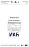 Företagsnamn: MAFI AB KTP Projektledare: Mark Gorgis Sida: 1 (11) Projektrapport. KTP Mass Customization 2.0