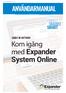 Kom igång med Expander System Online