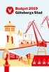 Budget 2019 Göteborgs Stad