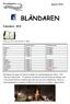 BLÄNDAREN. Januari Kalendern januari Årsmöte på ABF kl 18.00