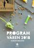 PROGRAM VÅREN 2018 HJÄRUPS BIBLIOTEK