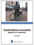 Cykeltrafikens huvudnät åtgärder och vägvisning