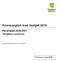 Kommunplan med budget 2019