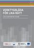 VERKTYGSLÅDA FÖR LIKA RÄTT