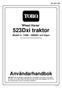 Wheel Horse. 523Dxi traktor. Modell nr och högre. Användarhandbok