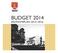 Budget 2014 och ekonomiplan INNEHÅLLSFÖRTECKNING