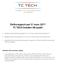 Delårsrapport per 31 mars 2017 TC TECH Sweden AB (publ)