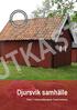 TKAST. Djursvik samhälle. Tätort Kulturmiljöprogram Torsås kommun