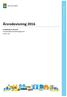 Årsredovisning KOMMUNSTYRELSEN Kommunstyrelsens årsredovisning för KS/2015:506