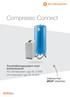 Compresso Connect. Tryckhållningssystem med kompressorer För värmesystem upp till 12 MW och kylsystem upp till 18 MW