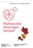 Psykosociala föreningen Sympati rf MEDLEMSBLAD 5/2018 NOVEMBER-DECEMBER