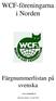 WCF-föreningarna i Norden