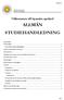 ALLMÄN STUDIEHANDLEDNING